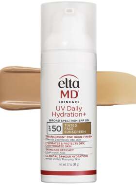 EltaMD SPF 50 Tinted润色防晒 干肌熟龄滋润防晒 dermtalk