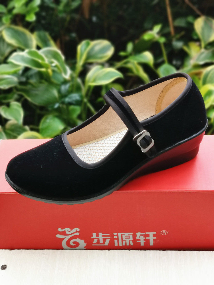老北京布鞋女步源轩正品休闲鞋工作鞋耐磨软底单鞋有41码2702-035