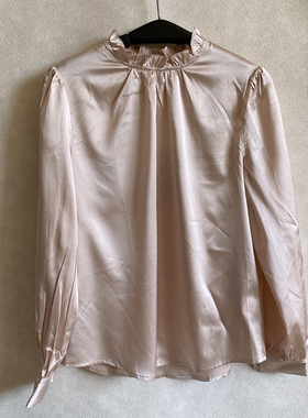 【现货】Lilysilk莉莉秀客女士8951飘带22姆真丝桑蚕丝长袖衬衫