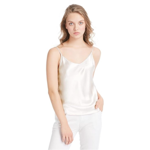 纯色真丝桑蚕丝吊带衫 Lilysilk莉莉秀客女士8399基本款 国现