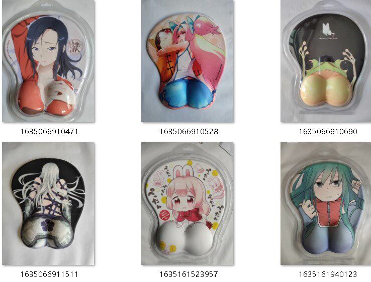 日版asw 苍翼默示录 blazblue 白金崔妮蒂 立体尻鼠标垫