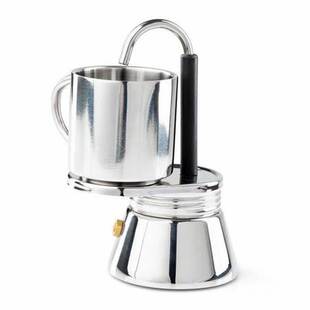 GSI 4 Cup Stainless Expresso Set户外咖啡蒸馏器摩卡壶套装