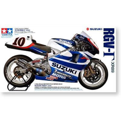 田宫拼装摩托车模型 14081 铃木 RGV-T XR89 1/12