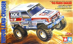 田宫19013丰田LAND CRUISER1990巴黎-达喀尔越野车大脚车现货