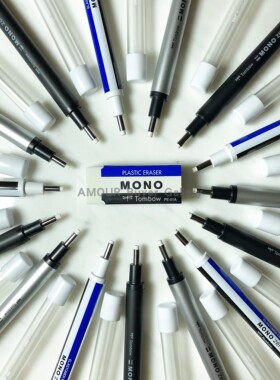 日本制Tombow蜻蜓MONO zero珠宝设计手绘橡皮笔|精密图纸专用橡皮