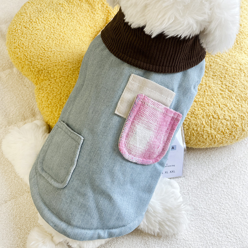 宠物羊羔绒四脚衣泰迪博美比熊贵宾小型幼犬约克夏狗狗衣服秋冬装