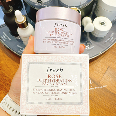 fresh玫瑰面霜补水50ml温和保湿