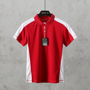 系列户外休闲速干运动网眼面料高尔夫翻领T恤衫 51SHOP女装 大码