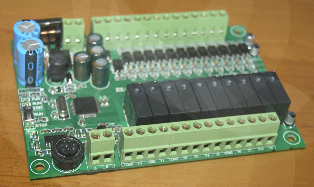 国产 三菱 PLC FX1S 22MR MT 板式plc GX_Work /Modbus主从