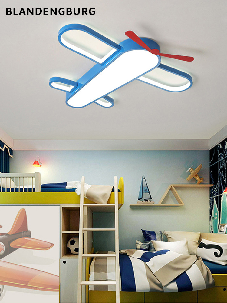 Airplane light Children's light Nordic personality ceiling light Simple modern led creative children's room boy bedroom light