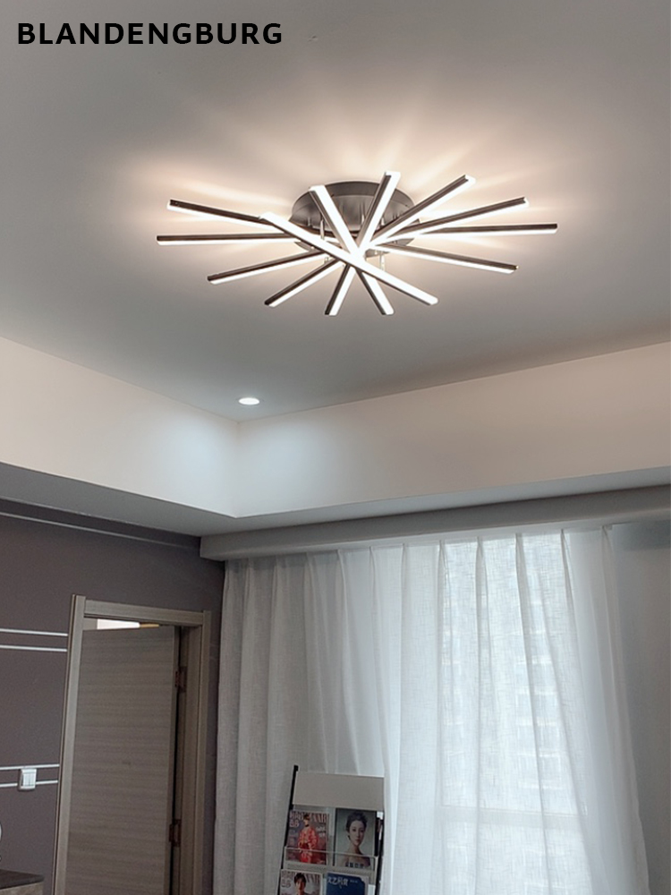 Living room lights 2021 new led modern simple atmosphere household dining room lighting creative bedroom ceiling lamps