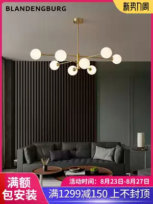 Living room chandelier 2021 new lamps modern simple brass magic bean bubble lamps creative bedroom ceiling lamp