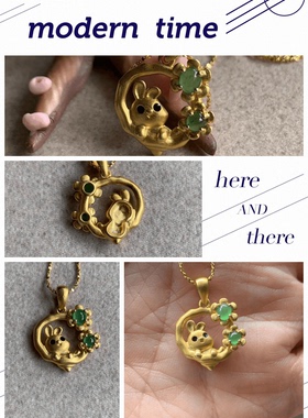 缅甸翡翠吊坠胸针A货绿色裸石蛋面翡翠吊坠翡翠胸针S925镶嵌款