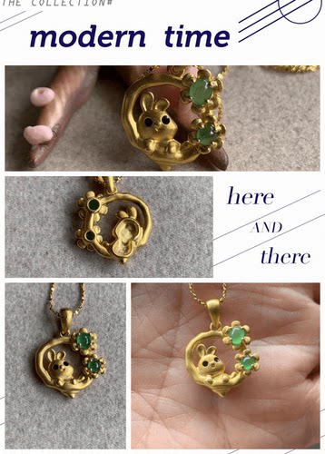 缅甸翡翠S925银镶嵌款吊坠胸针、