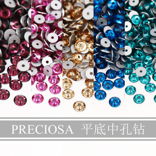preciosa中孔钻刺绣手工diy
