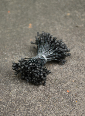 Art flower手工DIY材料 黑色水晶花心 花芯布艺花烫花器专用