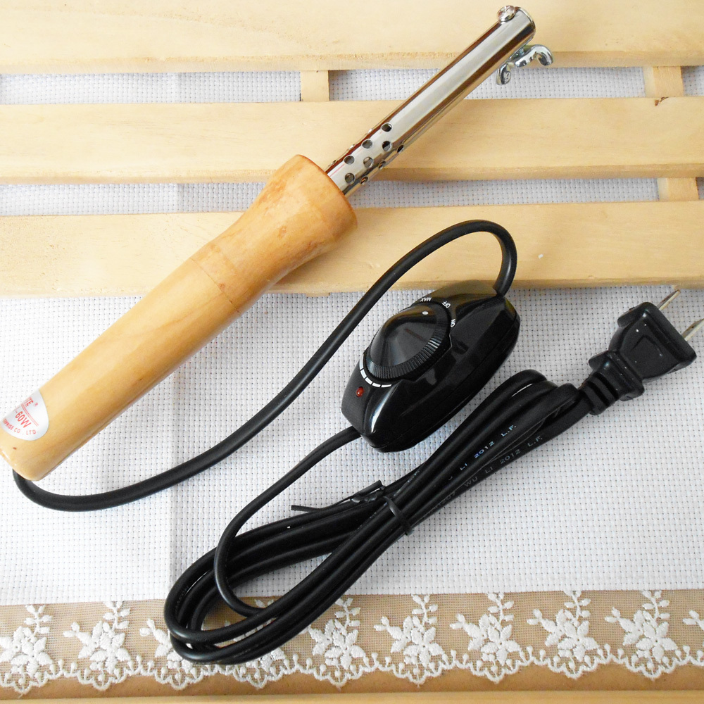 110/220V进口烫花器配套烫把手柄 烫花布花工具有保修