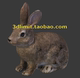 带贴图适用于3dMax C4D 犀牛rhino 兔子模型obj格式 Maya sketchup