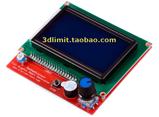 12864 FreeCAD Solidworks LCD显示屏电路板模型step适用于Proe