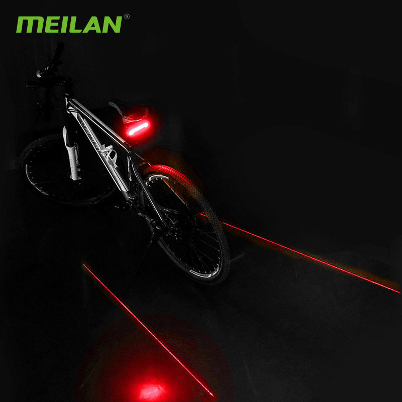 MEILAN魅蓝X5智能遥控自行车灯骑行激光尾灯转向灯山地LED警示灯