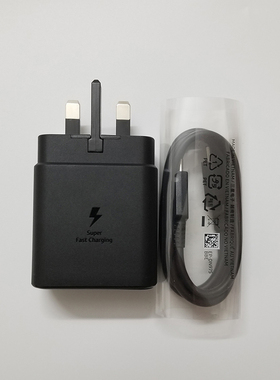 适用三星S24 Ultra充电器S23快充Note20港版TabS8原装5A数据线45W