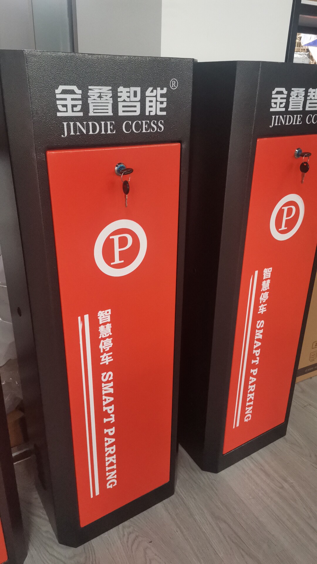 金叠智能品牌直流道闸加厚型道闸车牌识别