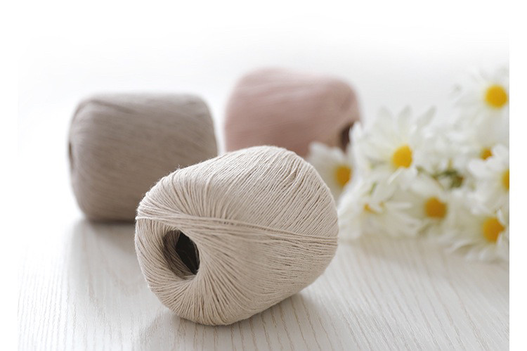 SHEPHIEL TENCEL LINEN LINEN LINEN LACE CROCHET LINE SUMMER THREAD CHIRPING THREAD SOCKET