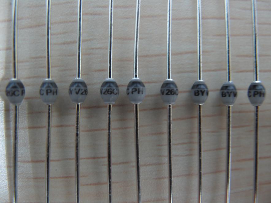 原装进口飞利浦 PH BYV26C   玻璃快恢复二极管