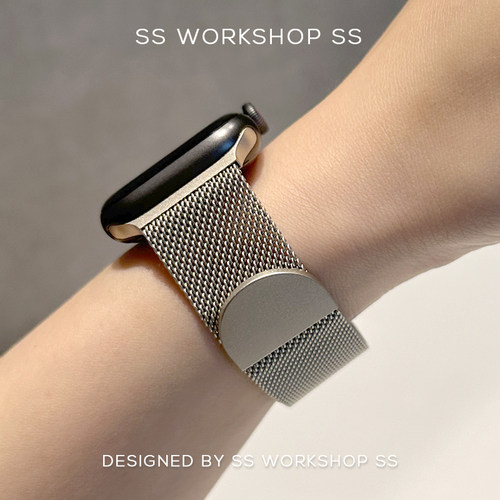 米兰尼斯磁吸回环适用iwatch表带