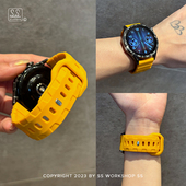 新款 适用华为gt4手表带watch男女gt6腕带5运动透气硅胶pro高级感3