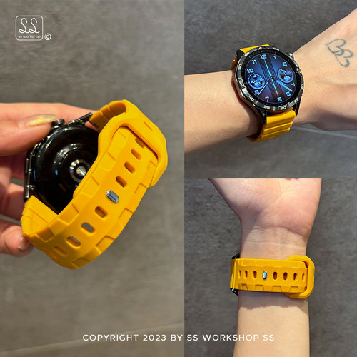 SS秋冬硅胶适用华为GT6手表带