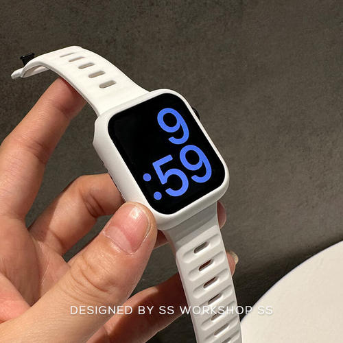 卡素新款iwatch保护壳钢化膜一体