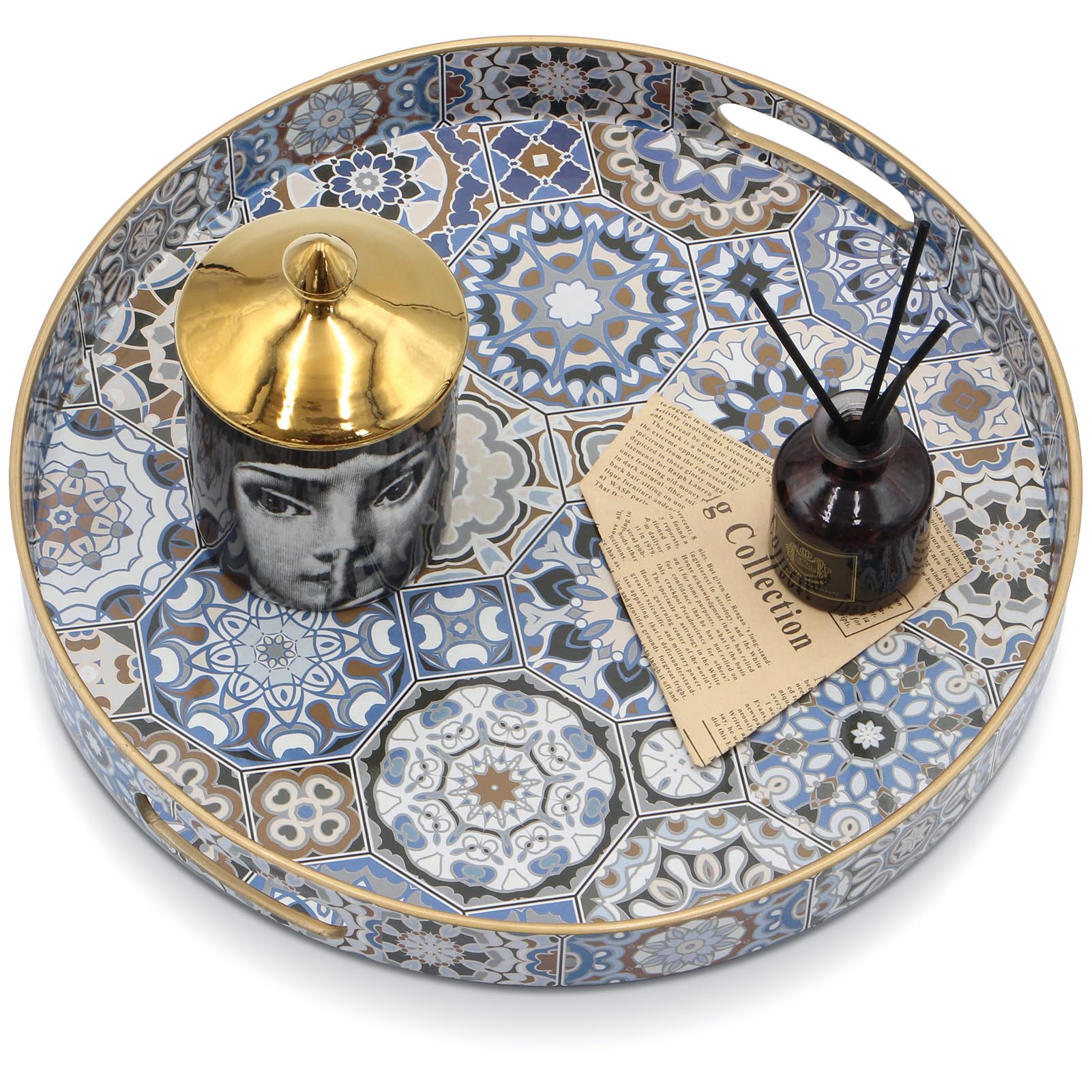 装饰托盘摆件客厅收纳盘波西米亚