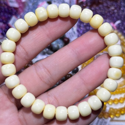 NO.3582天然蜜蜡老型珠手链8mm8.9g