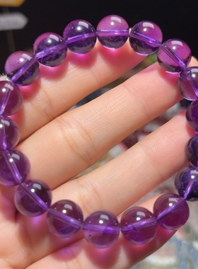 NO.3005天然紫水晶手链10.3mm29.3g
