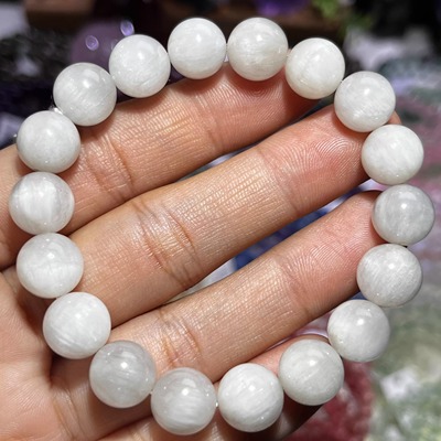 NO.5753天然白兔毛手链10.5mm30.4g