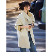 中长款 新款 女士大衣 气质风衣外套女小个子2026春季 时尚