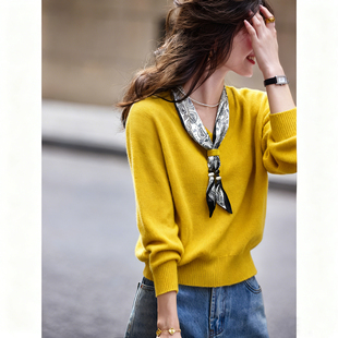 2026年新款 春秋圆领套头毛衣SXMY26002