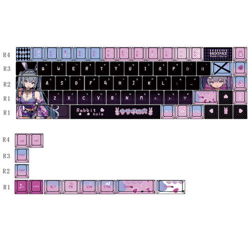 新款现货机械键盘键帽PBT五面热