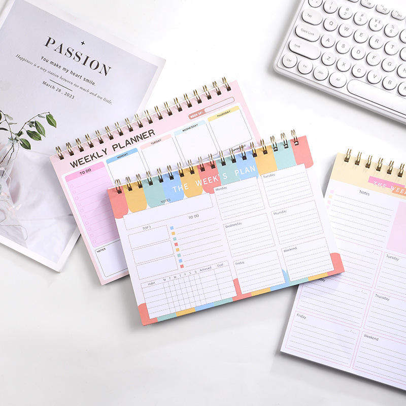 周计划本PP面线圈便签本WeeklyPlanner笔记本子创意笔记本/记事本
