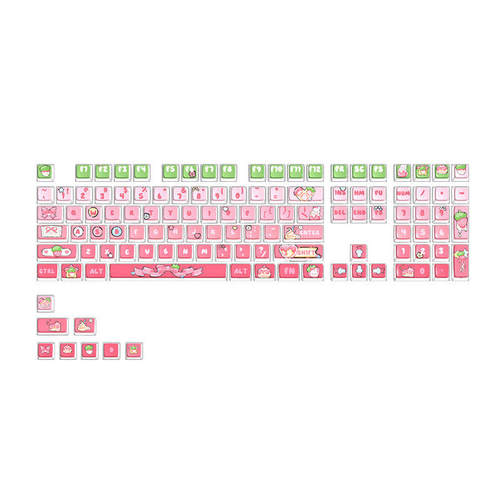 原创pbt四面透光热升华机械键盘