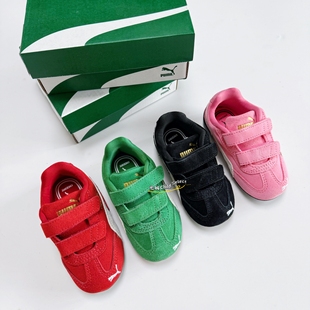 男女童薄底T字头德训鞋 魔术贴儿童赛车鞋 PUMA彪马Speedcat 现货