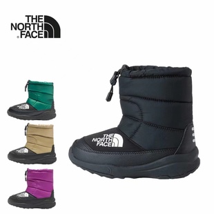 代日本THE FACE北面24冬中帮防水防风加厚一脚蹬雪地靴儿童 NORTH