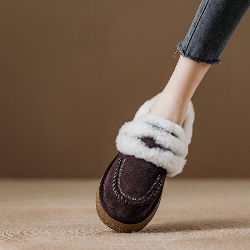 厚底增高雪地靴女款加绒加厚保暖