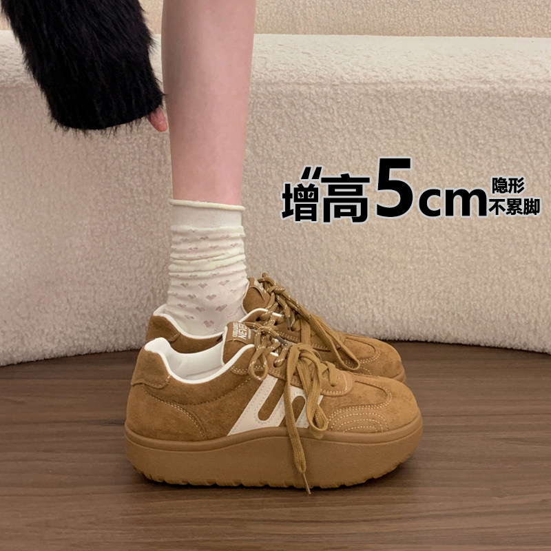 复古舒适休闲德训鞋女款运动鞋