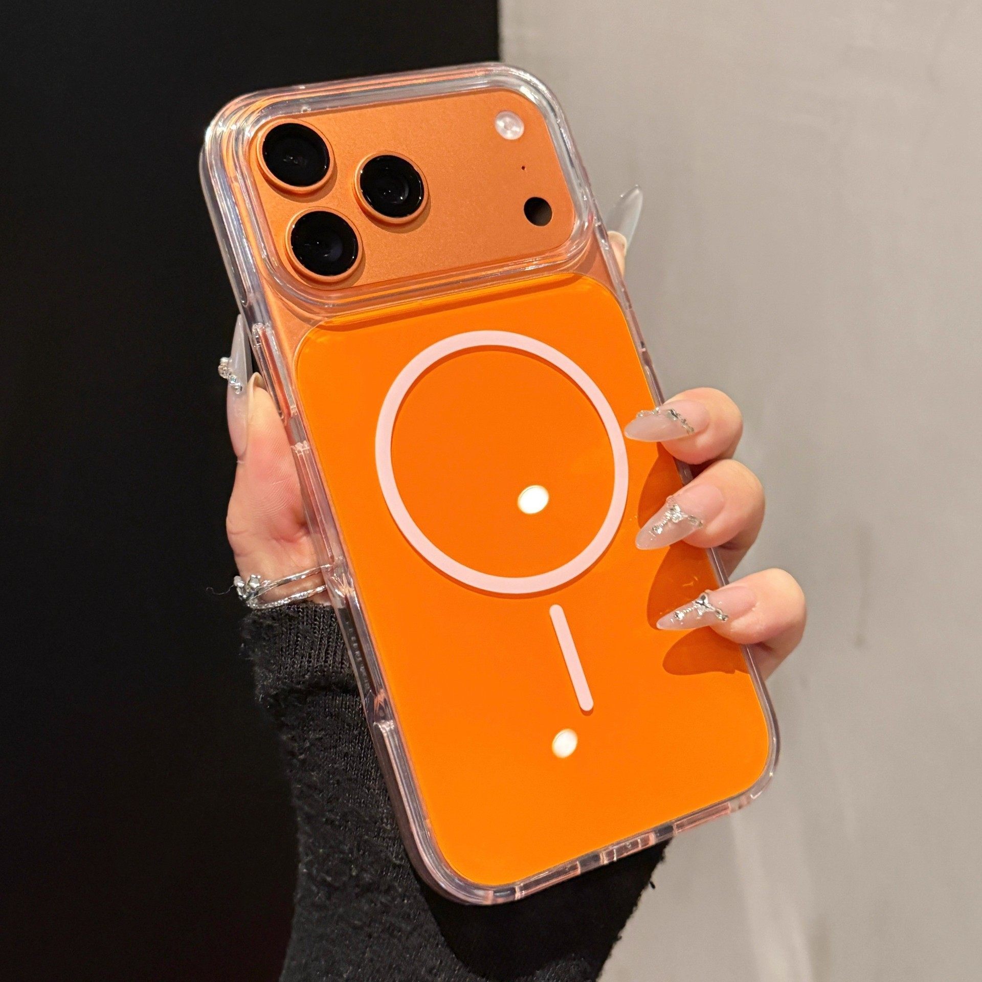 hx新款磁吸肤感适用苹果17手机壳iPhone16promax防15/13高透不发黄