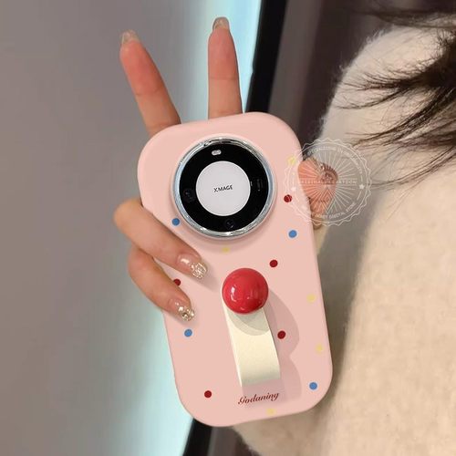 适用华为mate70手机壳高级感高端mata60高端手机保护套彩色圆圈