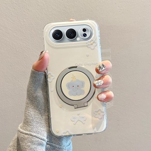 适用荣耀500手机壳高颜值卡通honor500pro带支架防摔可爱小飞象