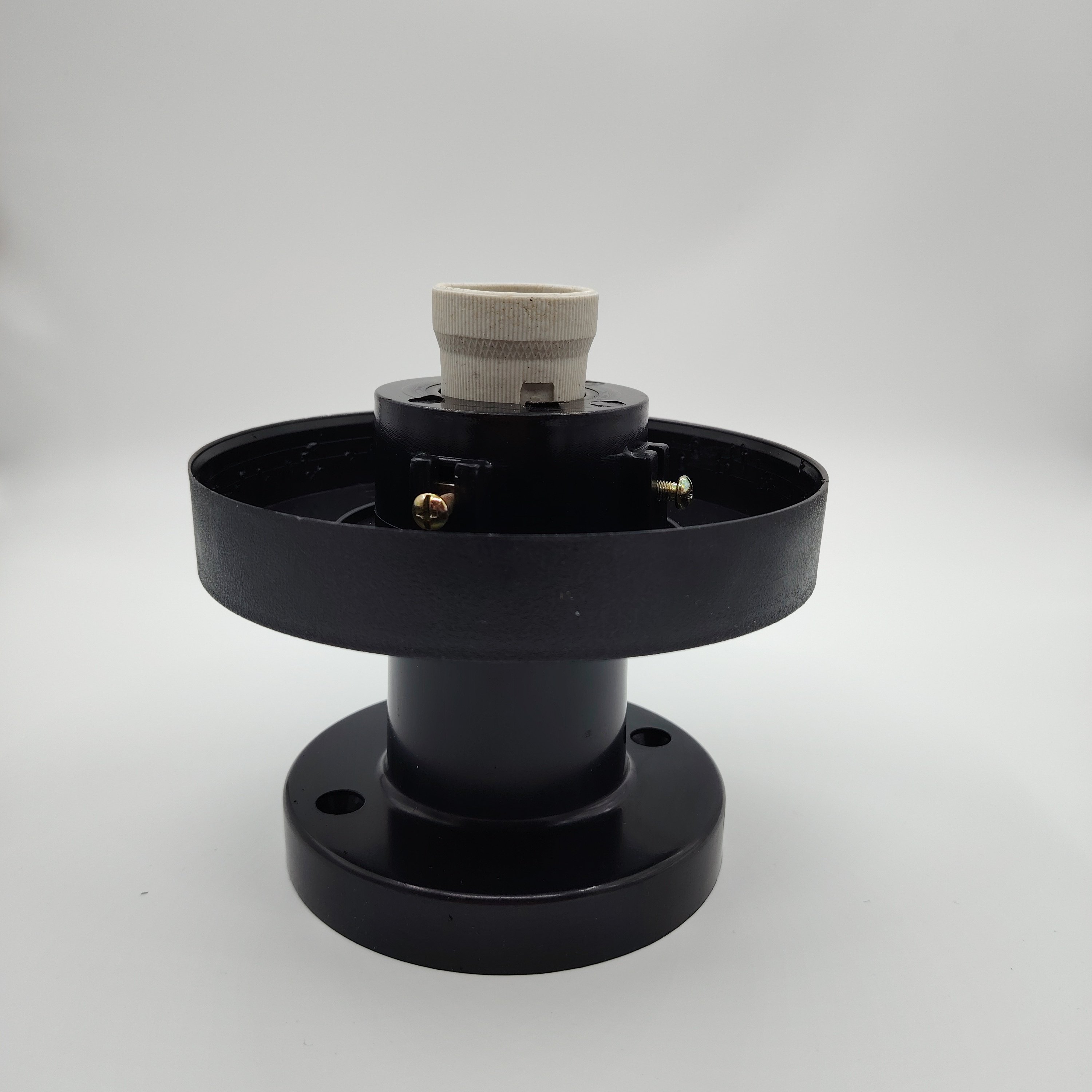 球罩塑料灯座150mm适配14道路灯具/智慧路灯/