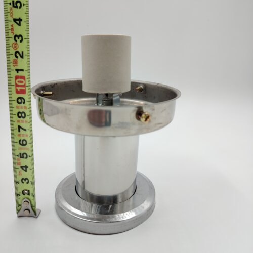 立式灯座 不锈钢灯座 围墙门柱柱头灯底座，适配95mm口径灯罩专用 - 封面
